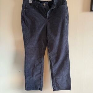 L.L. Bean Slate Blue Corduroy Trousers
